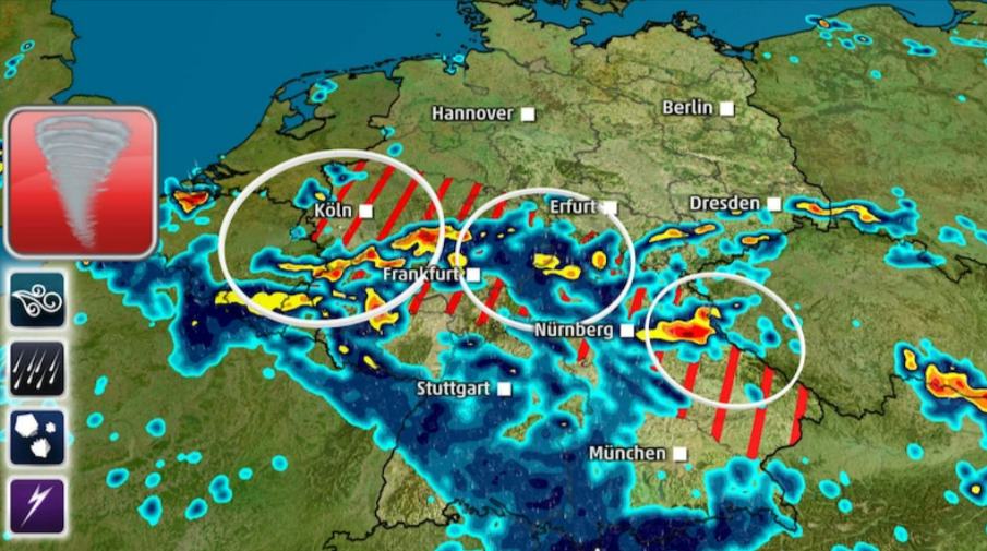 Warnung! Sinnflut Regen und Superzellen! Meteorologen rechnen mit Regenmassen in der kommenden Woche