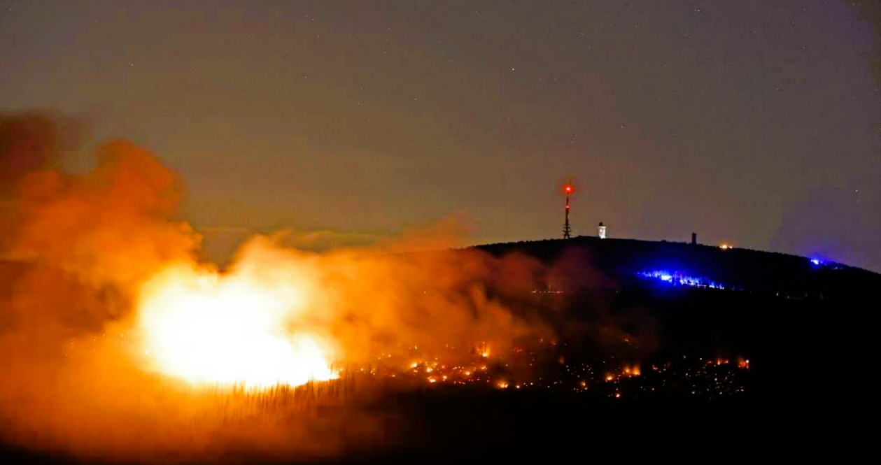 Eilmeldung! "Der Brocken steht in Flammen" - Touristen eingeschlossen! Flammenhölle im Harz!