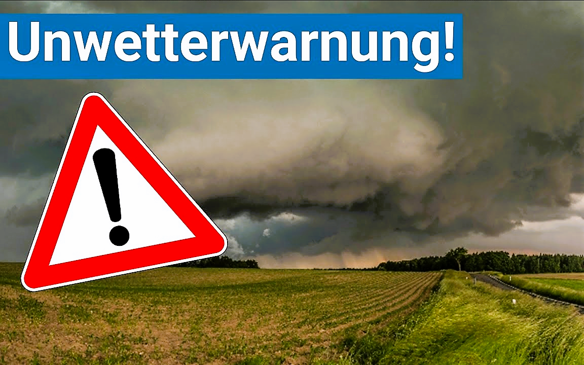 Amtliche Wetterwarnung für Donnerstag! Deutschland droht schwerstes Unwetter seit Jahren - auch Tornados möglich!